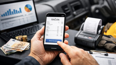 Izdajanje računov za male podjetnike